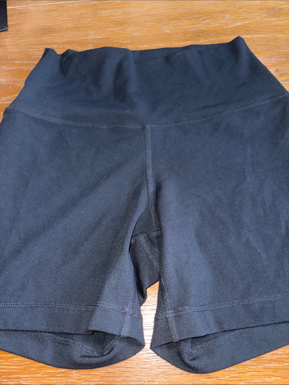 Yogalicious Black High-Rise Bike Shorts
